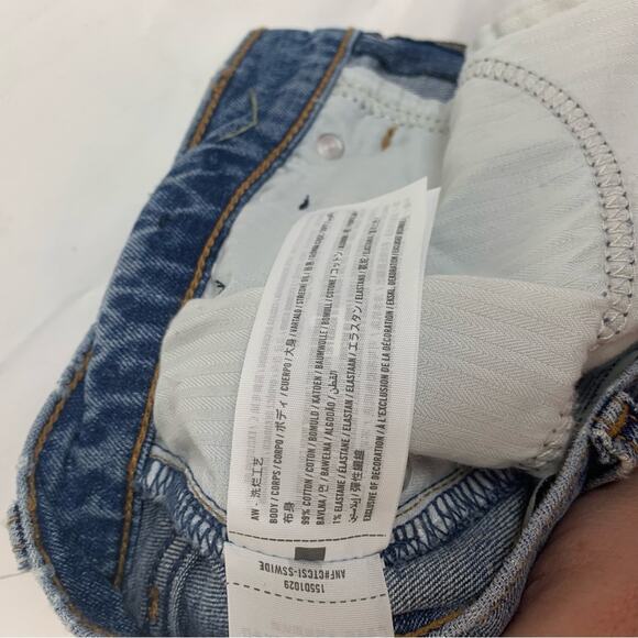 Abercrombie & Fitch women's 28 6 short ankle straight ultra high rise curve love - Picture 10 of 10